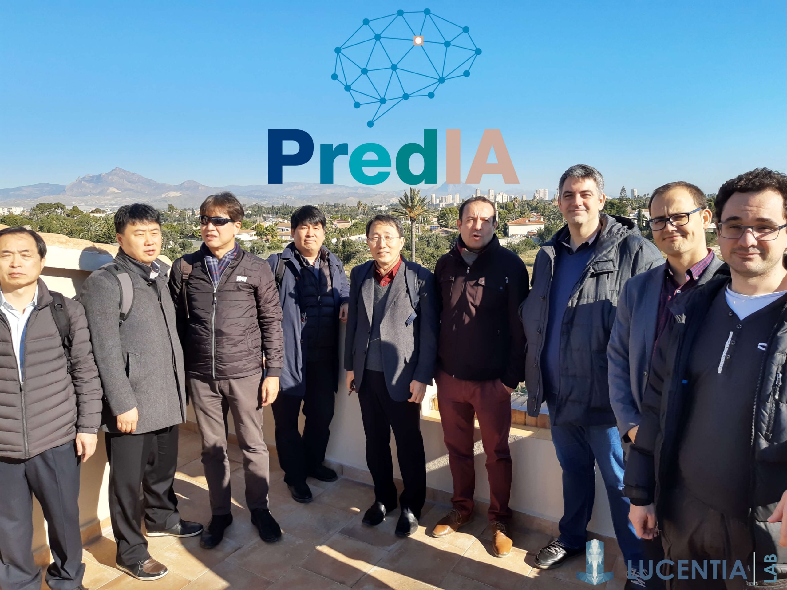 Visita de la delegación coreana a las instalaciones de LUCENTIA LAB